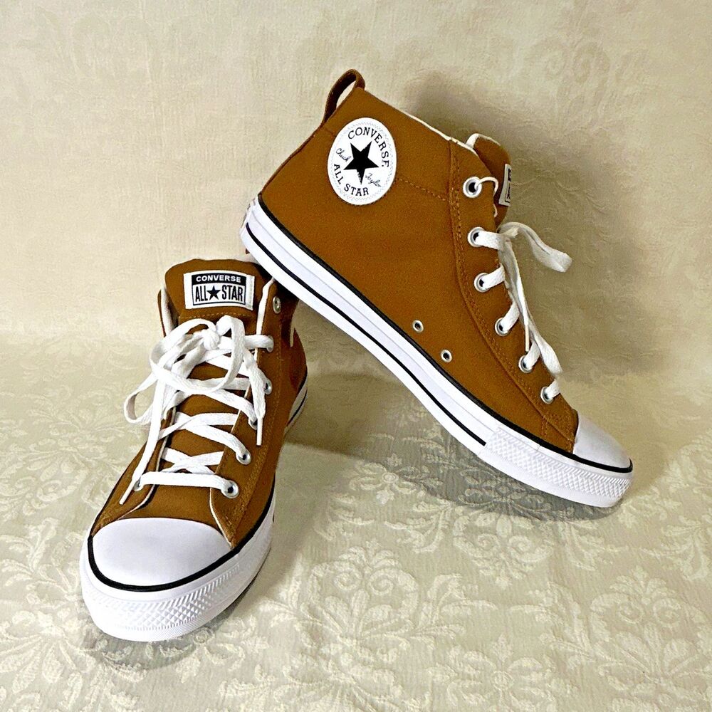 Converse Chuck Taylor All Star Street Mid Dark Wheat Brown Men Size 12 A00491F
